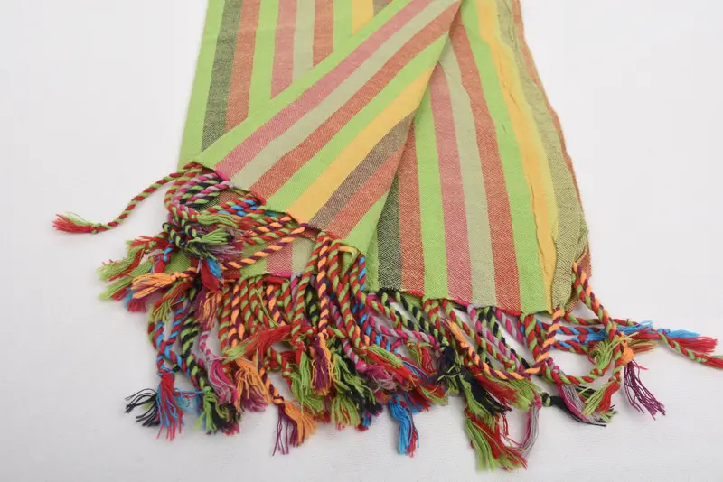Fringed Turkish peshtemal beach towel USA, 70x36 Cotton Striped Towel, Bathroom Towel, Lightweight Turkish towel, Bath towel, Organic towel - 8