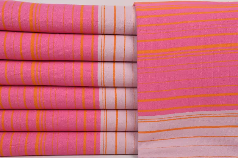 70x40 Cotton Striped Towel, Maid Of Honor Gift, Gift For Her, Thin and lightweight Turkish peshtemal, Luxury towel, Wedding Favors, Scarf Towel - 1