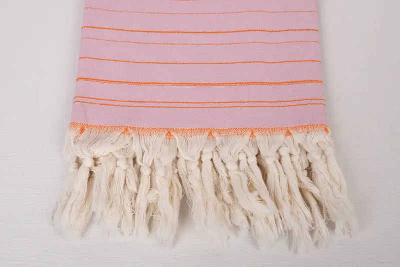 70x40 Cotton Striped Towel, Maid Of Honor Gift, Gift For Her, Thin and lightweight Turkish peshtemal, Luxury towel, Wedding Favors, Scarf Towel - 3