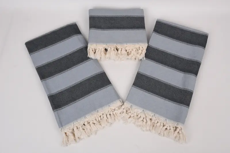 Luxury Beach Towel, Custom Wedding Gift, Wedding Favors, Beach Towel Gift, Bridemaids Beach Towel, Bride Gift, 68x36 Cotton Striped Towel - 6