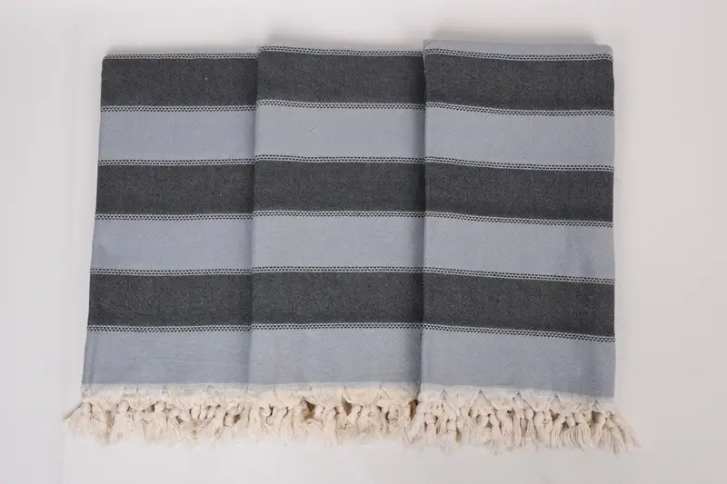 Luxury Beach Towel, Custom Wedding Gift, Wedding Favors, Beach Towel Gift, Bridemaids Beach Towel, Bride Gift, 68x36 Cotton Striped Towel - 7