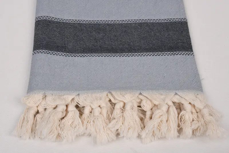Luxury Beach Towel, Custom Wedding Gift, Wedding Favors, Beach Towel Gift, Bridemaids Beach Towel, Bride Gift, 68x36 Cotton Striped Towel - 3