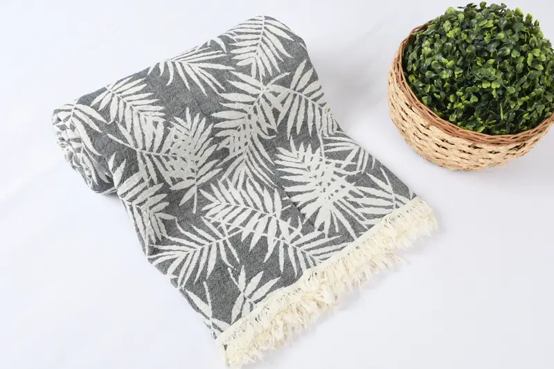 Thanksgiving Tablecloth, Custom Blanket, 100x80 Cotton Floral Patterned Towel, Decorative Blanket, Tablecloth, Bachelorette Party Favors Beach - 4