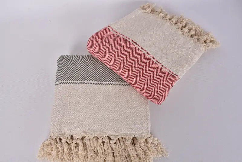 Personalized Towel Gift, Best Beach Towel, Home Decor Gifts, Guest Towel, Personalize Gift, 70x36 Cotton Herringbone Towel, Sand-resistant towel - 7