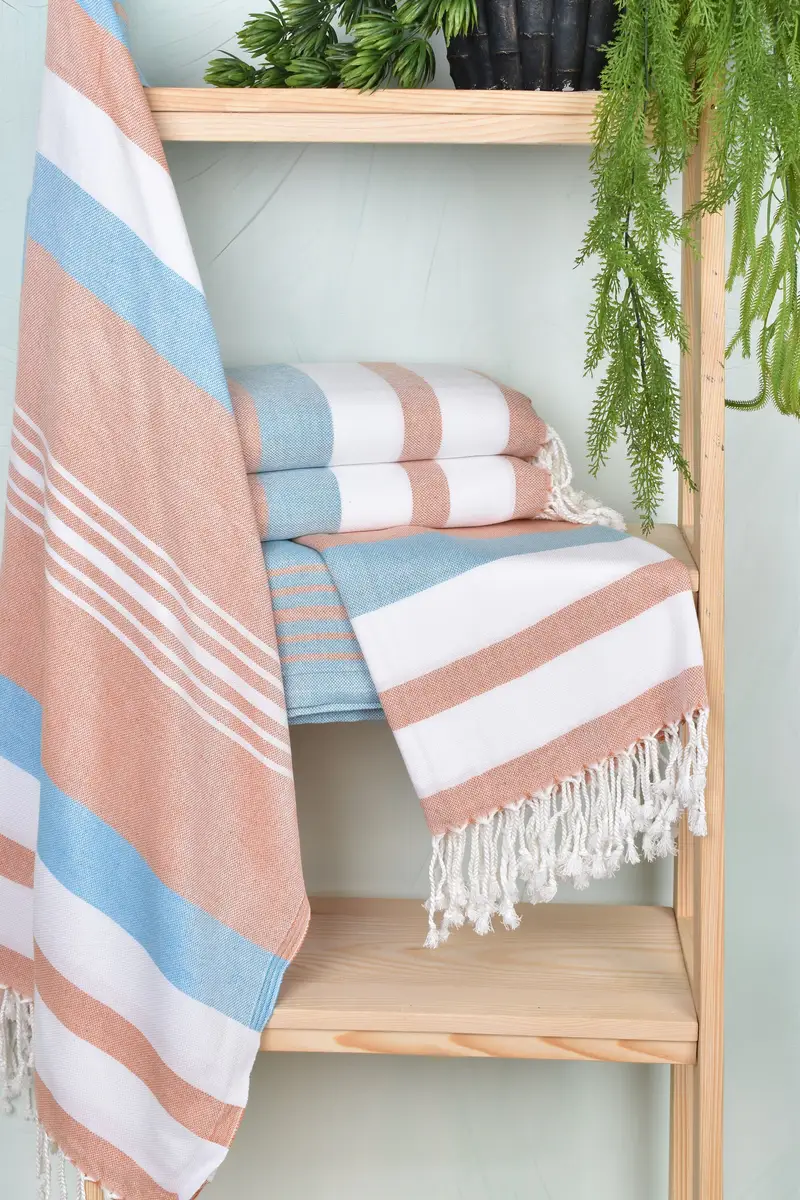 Gifts For Him, 70x40 Cotton Striped Towel, Merry Christmas Gifts, Monogrammed Beach Towel, Embroidery Towel, Bachelor Gifts, Decorative Towel - 6