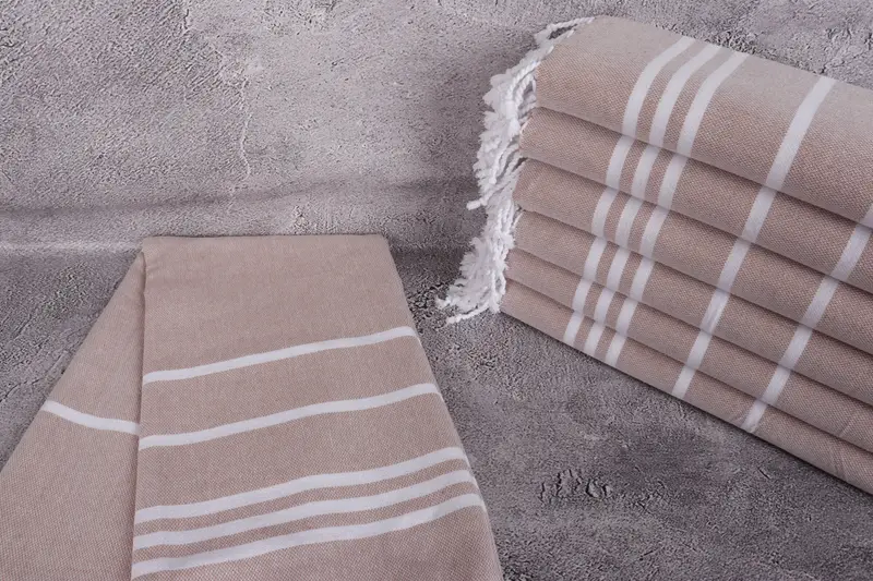 Personalized Gift For Her, Quick-dry towel, Turkish Towel Personalized, Bachelorette Party Favors, Bridesmaid Gifts, 70x40 Cotton Striped Towel - 2
