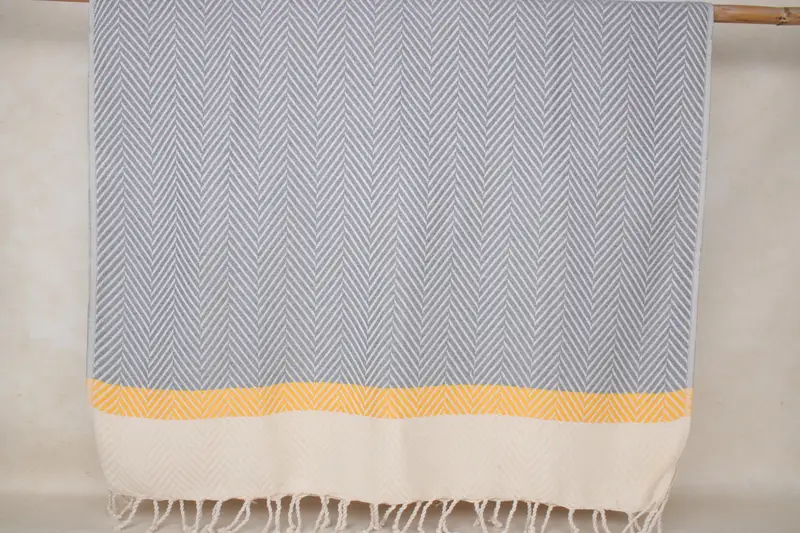 Best lightweight Turkish towel for travel USA, Turkish Towel Beach, 84x38 Cotton Striped Towel, Merry Christmas Gifts, Handmade Gift, Summer Gift - 6