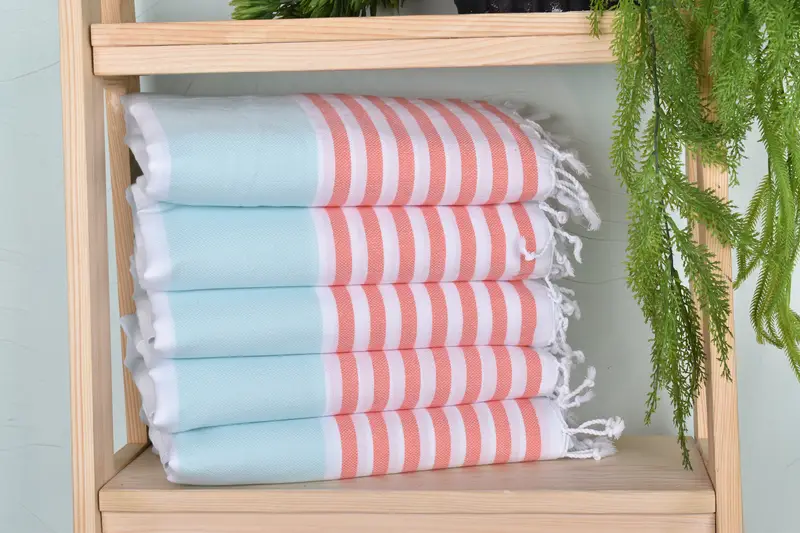 Peshtemal Handtuch, Baumwolltuch, monogramm türkisches Badetuch, Schaltuch, Weihnachtsgeschenke, personalisiertes Geschenk, 70x40 Baumwollstreifentuch - 1