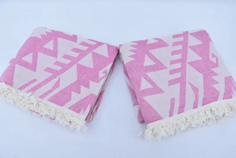 Personalized Beach Towel, Guest Towel, 76x40 Cotton Geometric Towel, Bridal Party Gifts, Bachelorette Party Gifts Bridesmaids, Custom Wedding Gifts - 5