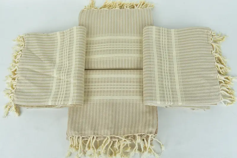 Handmade Turkish hammam towel, Bachelorette Gifts, 68x38 Cotton Striped Towel, Home Decor Gifts, Summer Towel, Organic Turkish towel, Bachelor Gift - 6
