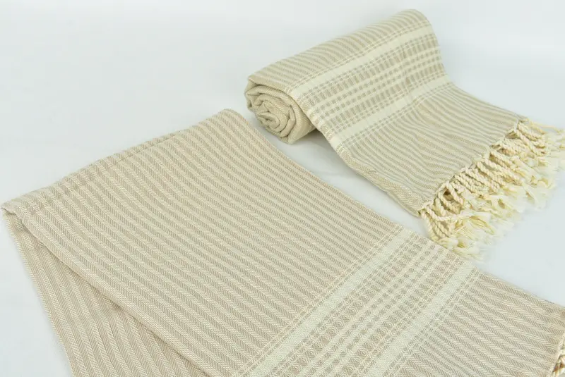 Handmade Turkish hammam towel, Bachelorette Gifts, 68x38 Cotton Striped Towel, Home Decor Gifts, Summer Towel, Organic Turkish towel, Bachelor Gift - 7