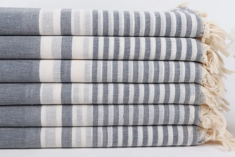Turkish bath towel for spa, Monogram Beach Towel, Peshtemal Towel, Bath towel, 70x40 Cotton Striped Towel, Peshtemal Towel USA, Halloween Gifts - 3