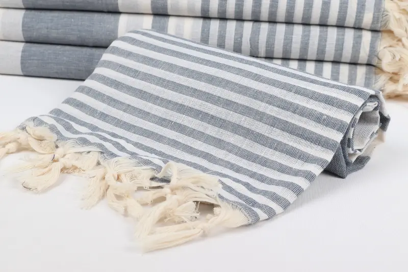 Turkish bath towel for spa, Monogram Beach Towel, Peshtemal Towel, Bath towel, 70x40 Cotton Striped Towel, Peshtemal Towel USA, Halloween Gifts - 4