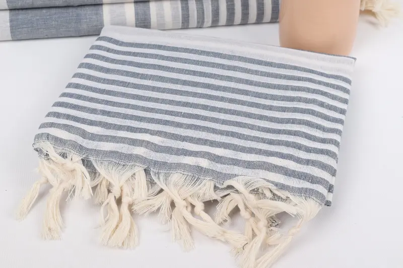 Turkish bath towel for spa, Monogram Beach Towel, Peshtemal Towel, Bath towel, 70x40 Cotton Striped Towel, Peshtemal Towel USA, Halloween Gifts - 5