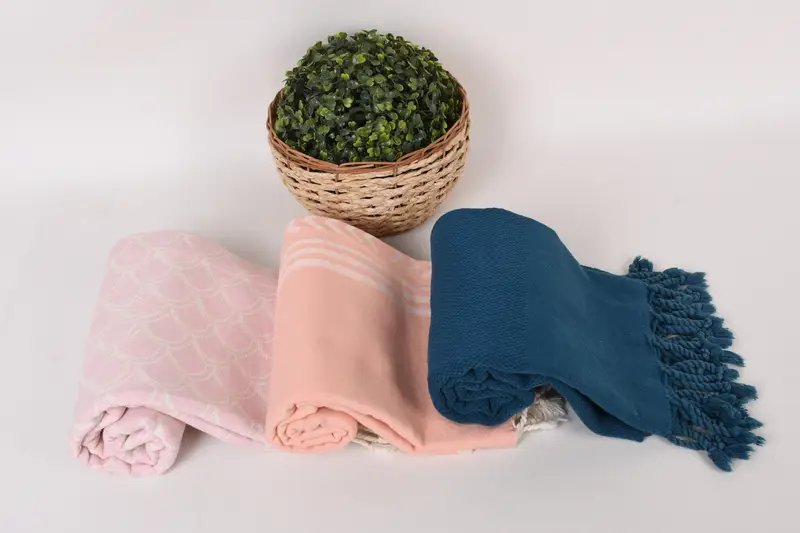 Bridesmaid Gift, Turkish towel, Luxury towel, Pool Towels, Birthday Gift, 70x40 Cotton Set of 8 Towel, Decorative Towel, Embroidered Turkish Towel - 8