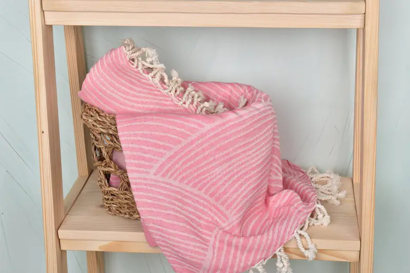 68x40 Cotton Striped Design Towel, Gift For Bride, Personalized Beach Towel, Eco-friendly Turkish peshtemal towel, Custom Beach Towel, Gift For Him - 5