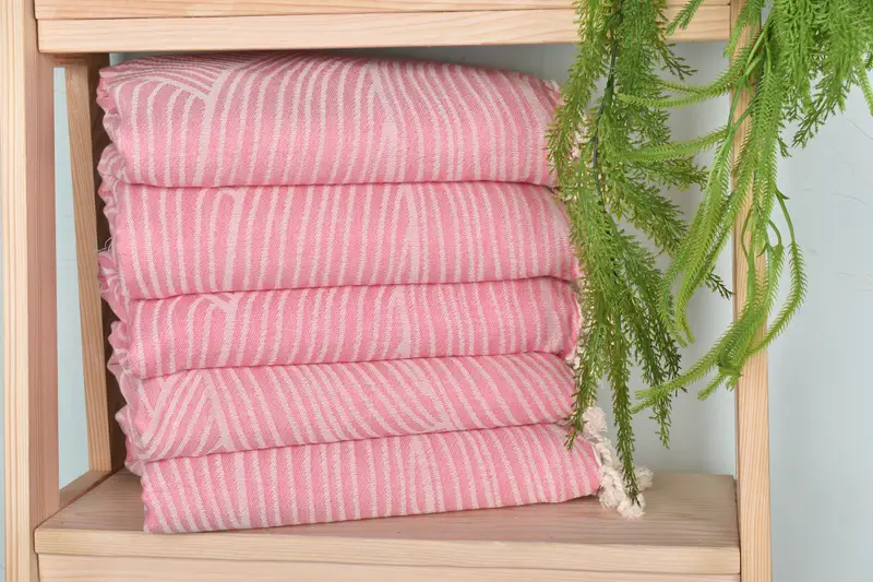 68x40 Cotton Striped Design Towel, Gift For Bride, Personalized Beach Towel, Eco-friendly Turkish peshtemal towel, Custom Beach Towel, Gift For Him - 3
