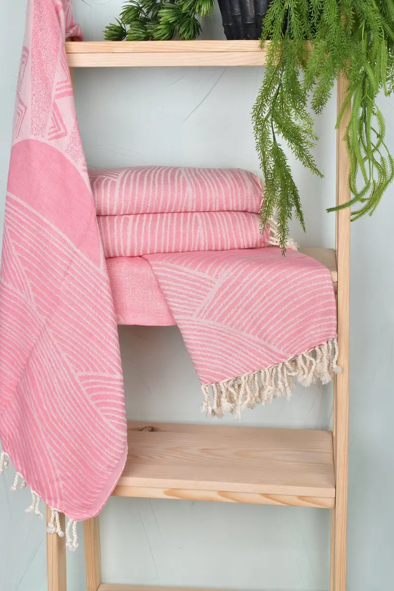 68x40 Cotton Striped Design Towel, Gift For Bride, Personalized Beach Towel, Eco-friendly Turkish peshtemal towel, Custom Beach Towel, Gift For Him - 7