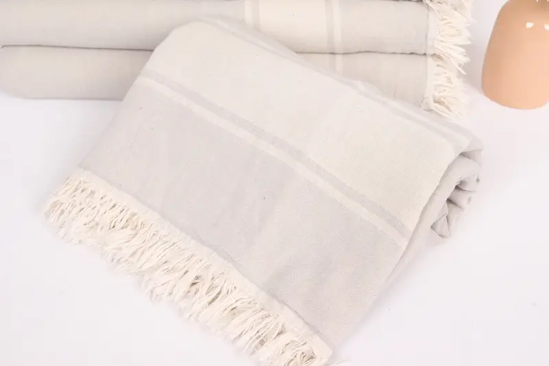 Bachelorette Gifts, 70x60 Cotton Striped Towel, Tablecloth, Bachelorette Large Towel, Handmade Gift, Boho Throw Blankets, Girl Trip Party Favor - 4