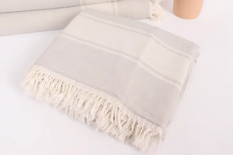 Bachelorette Gifts, 70x60 Cotton Striped Towel, Tablecloth, Bachelorette Large Towel, Handmade Gift, Boho Throw Blankets, Girl Trip Party Favor - 5