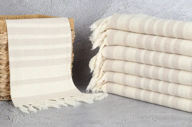 Boyfriend Gift, 40x16 Cotton Striped Towel, Best Friend Gift Ideas, Towel With Name, Personalized Gifts, Personalized Hand Towel, Bridesmaid Gifts - 3