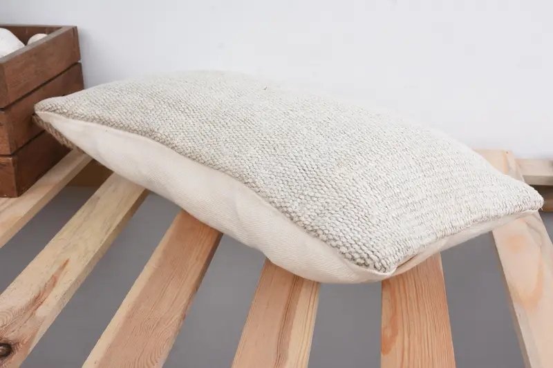 Kilim Cushion Sham, Comfy Throw Cushion Cover, Pillow for Sofa, 8x16 Beige Pillow Cover, Pillow, Vintage Pillow, Accent Pillow Sham - 6