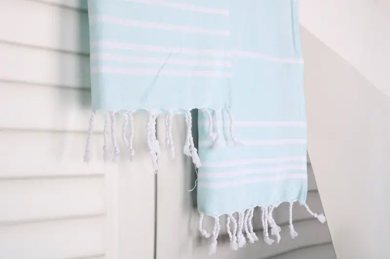 Towel With Name, Guest Towel, Bathroom Towels, Housewarming Gift, 38x18 Cotton Striped Towel, Gift For Best Friend, Personalized Gift, Wedding Gift - 8