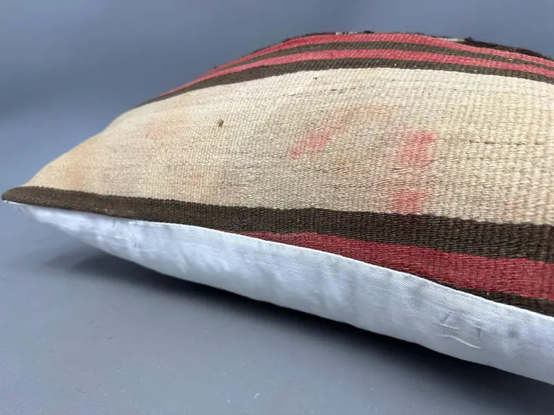Gift Pillow, Throw Kilim Pillow, 24x24 Beige Pillow, Pillow Case, Vintage Kilim Throw Pillow, Outdoor Throw Cushion Case, Tapestry Cushion Cover - 6