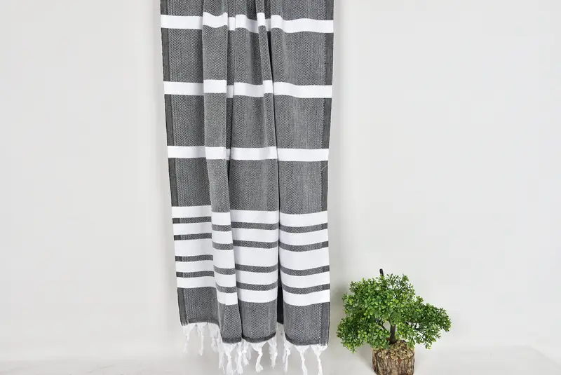 Personalized Gifts, Customized Towels, 68x36 Cotton Chevron Towel, Custom Wedding Gift From Bridesmaid, Custom Wedding Gift, Luxury towel, Spa Towel - 8