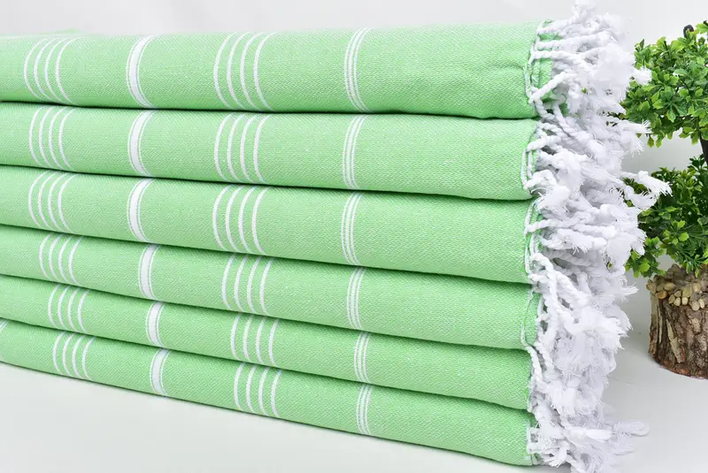 Bridal Shower Gifts, Sand-resistant Turkish towel for the beach, Fouta towel, 70x40 Cotton Striped Towel, Gym Towel, Custom Gift, Lightweight towel - 3