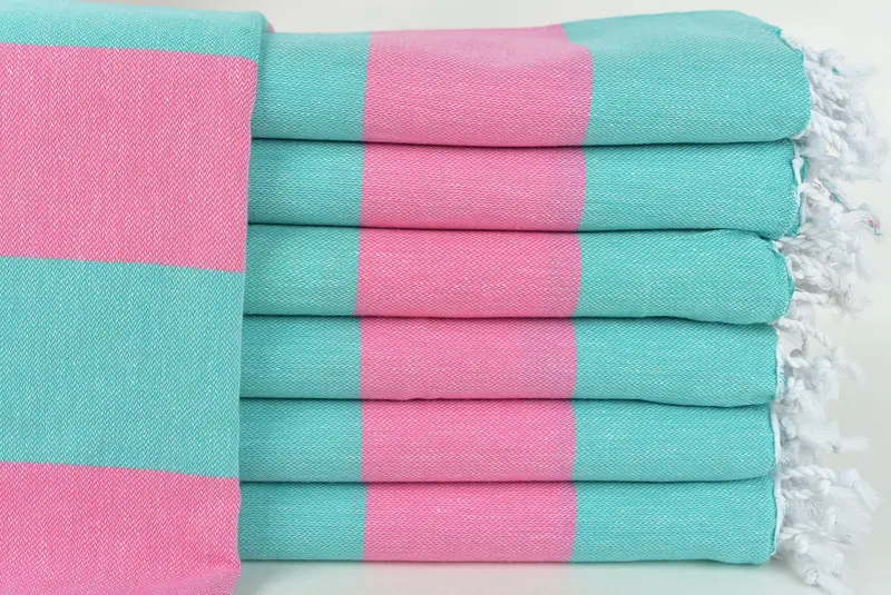 70x40 Cotton Striped Towel, Turkish beach towel, Thin and lightweight Turkish peshtemal, Bachelorette Party Gifts, Bridal Gifts, Summer Gift - 1
