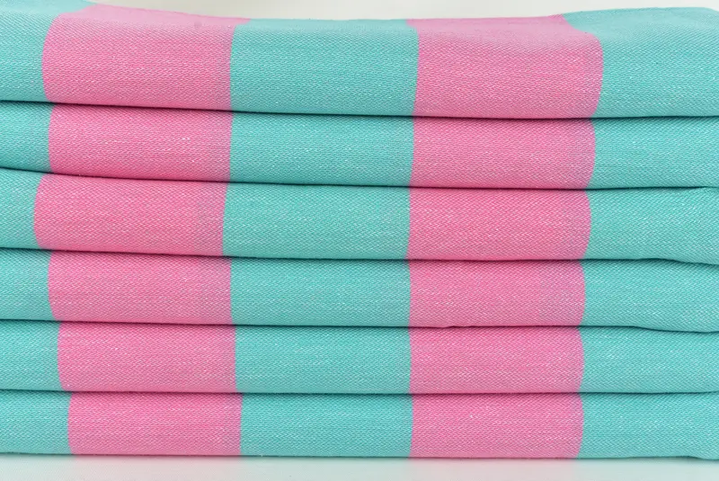 70x40 Cotton Striped Towel, Turkish beach towel, Thin and lightweight Turkish peshtemal, Bachelorette Party Gifts, Bridal Gifts, Summer Gift - 2