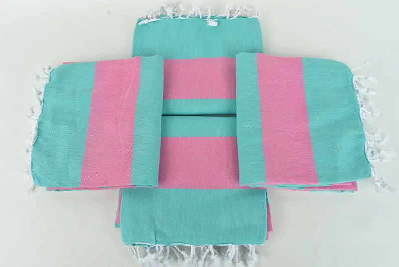 70x40 Cotton Striped Towel, Turkish beach towel, Thin and lightweight Turkish peshtemal, Bachelorette Party Gifts, Bridal Gifts, Summer Gift - 6