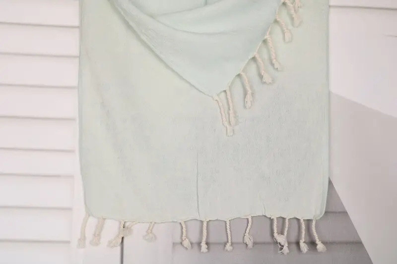 Bachelor Towel, Monogram Kitchen Towel, 36x18 Cotton Mountain Design Towel, Custom Gift, Small Bath Towels, Summer Gift, Turkish Towel Hand Towel - 1
