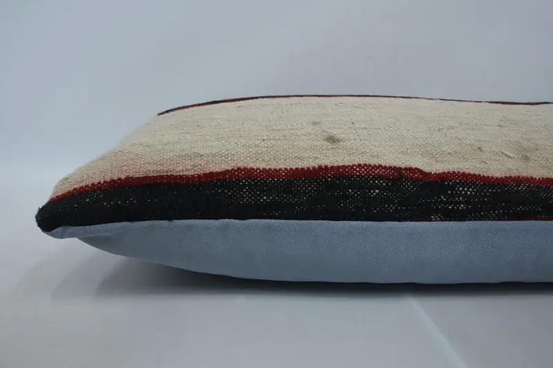 Cushion Case, Outdoor Patio Cushion, Seat Cushion, Home Decor Pillow, Kilim Pillow Cover, 16x48 Beige Pillow Cover, Kilim Pillow - 5