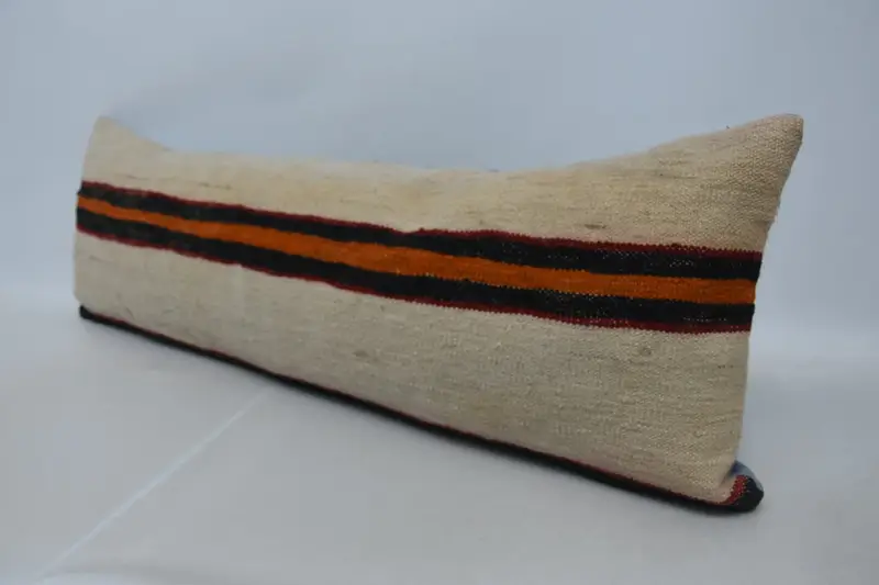 Cushion Case, Outdoor Patio Cushion, Seat Cushion, Home Decor Pillow, Kilim Pillow Cover, 16x48 Beige Pillow Cover, Kilim Pillow - 4