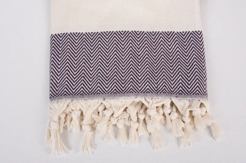 Home Decor Gifts, 70x40 Cotton Herringbone Towel, Hammam Towel USA, Bridesmaid Gift Towel, Organic towel, Beach Wedding Favor, Bathroom Towel - 3