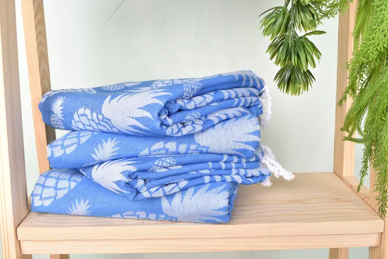 Handmade Gift, Guest Towel, 70x36 Cotton Pineapple Design Towel, Personalized Turkish Towel, Custom Beach Towel, Holiday Towel, Best Beach Towel - 8