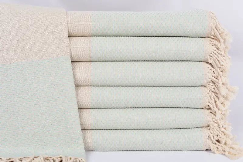 70x40 Cotton Polka Dot Towel, Turkish beach towel, Spa Towel, Lightweight towel, Bridal Shower Gifts, Turkish bath towel, Cute Beach Towel - 1