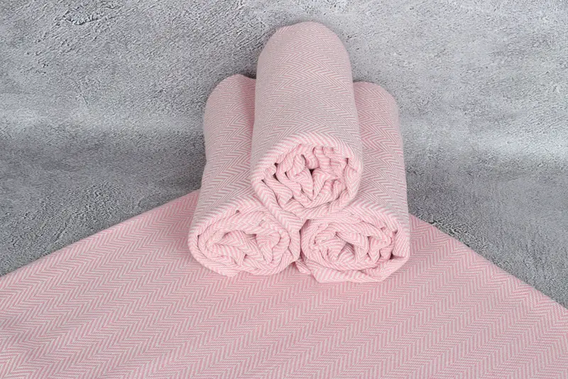 Peshtemal beach towel with unique design, Home Gift, Peshtemal Towel, 70x40 Cotton Herringbone Towel, Beach towel, Personalized Bridesmaid Gift - 7