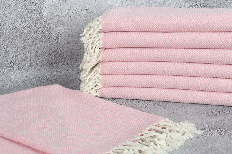 Peshtemal beach towel with unique design, Home Gift, Peshtemal Towel, 70x40 Cotton Herringbone Towel, Beach towel, Personalized Bridesmaid Gift - 2