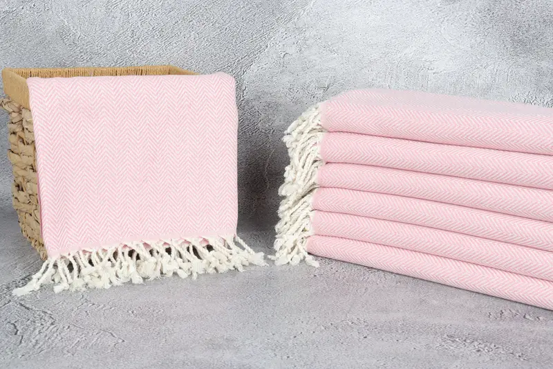 Peshtemal beach towel with unique design, Home Gift, Peshtemal Towel, 70x40 Cotton Herringbone Towel, Beach towel, Personalized Bridesmaid Gift - 3