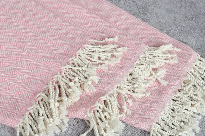 Peshtemal beach towel with unique design, Home Gift, Peshtemal Towel, 70x40 Cotton Herringbone Towel, Beach towel, Personalized Bridesmaid Gift - 5