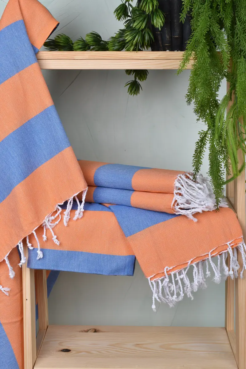 Spa Towel, Embroidery Towels, Beach towel, Personalized Gifts, Hammam towel, Embroidered Turkish Towel, 70x40 Cotton Striped Towel, Monogram Towels - 6