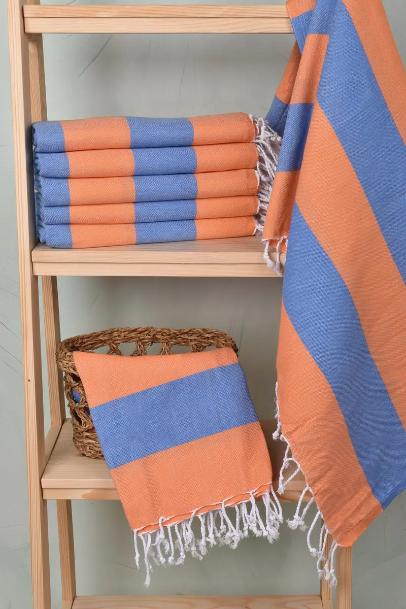 Spa Towel, Embroidery Towels, Beach towel, Personalized Gifts, Hammam towel, Embroidered Turkish Towel, 70x40 Cotton Striped Towel, Monogram Towels - 3