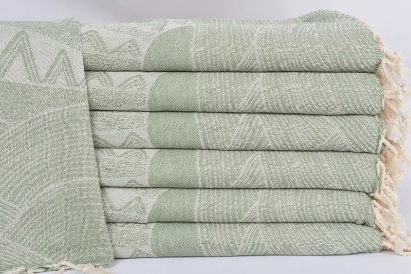 36x18 Cotton Striped Design Towel, First Wedding Anniversary Gift, Bridesmaid Gift Towel, Kitchen Towel, Personalized Gifts, Personalized Dish Towel - 2