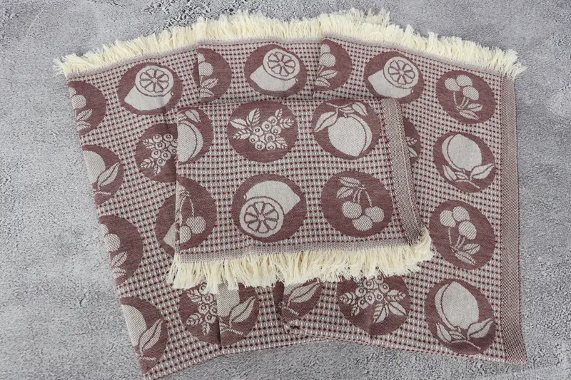Gift For Coworker, 28x20 Cotton Fruits Patterned Towel, Decorative Towel, Wedding Favors, Monogrammed Turkish Towel, Bathroom Towels, Wedding Gift - 5