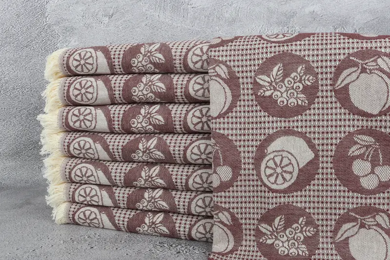 Gift For Coworker, 28x20 Cotton Fruits Patterned Towel, Decorative Towel, Wedding Favors, Monogrammed Turkish Towel, Bathroom Towels, Wedding Gift - 2
