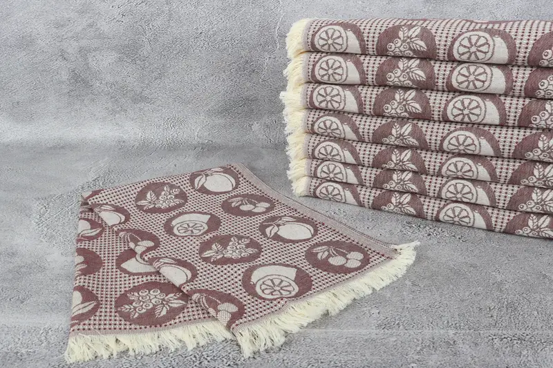 Gift For Coworker, 28x20 Cotton Fruits Patterned Towel, Decorative Towel, Wedding Favors, Monogrammed Turkish Towel, Bathroom Towels, Wedding Gift - 3
