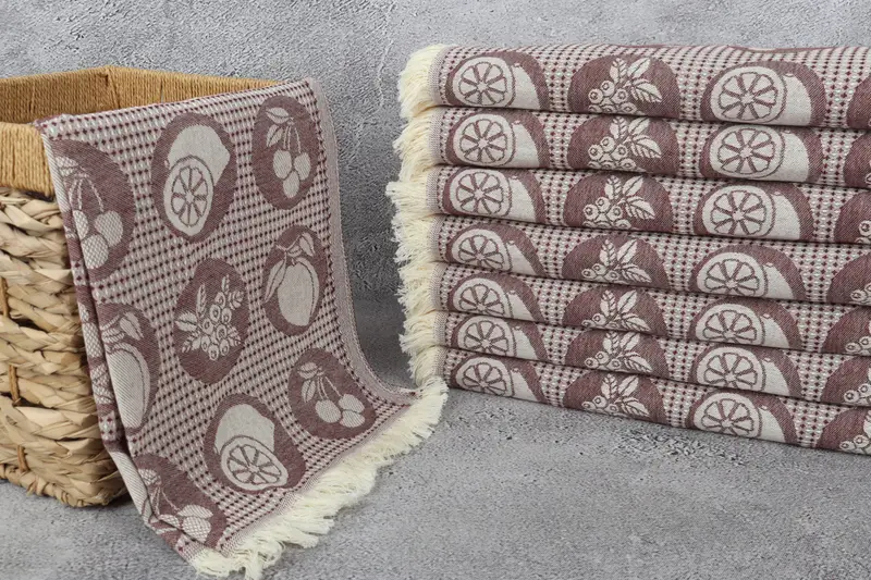 Gift For Coworker, 28x20 Cotton Fruits Patterned Towel, Decorative Towel, Wedding Favors, Monogrammed Turkish Towel, Bathroom Towels, Wedding Gift - 4